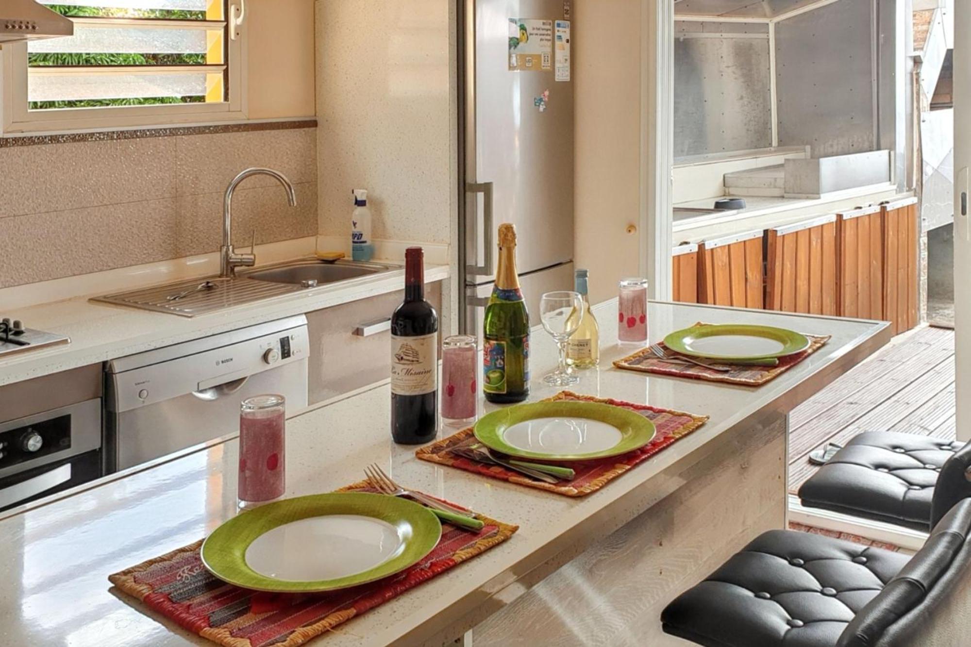 Appartement Avec Vue Sur Mer A Saint Paul 50 M² Terrasse ภายนอก รูปภาพ