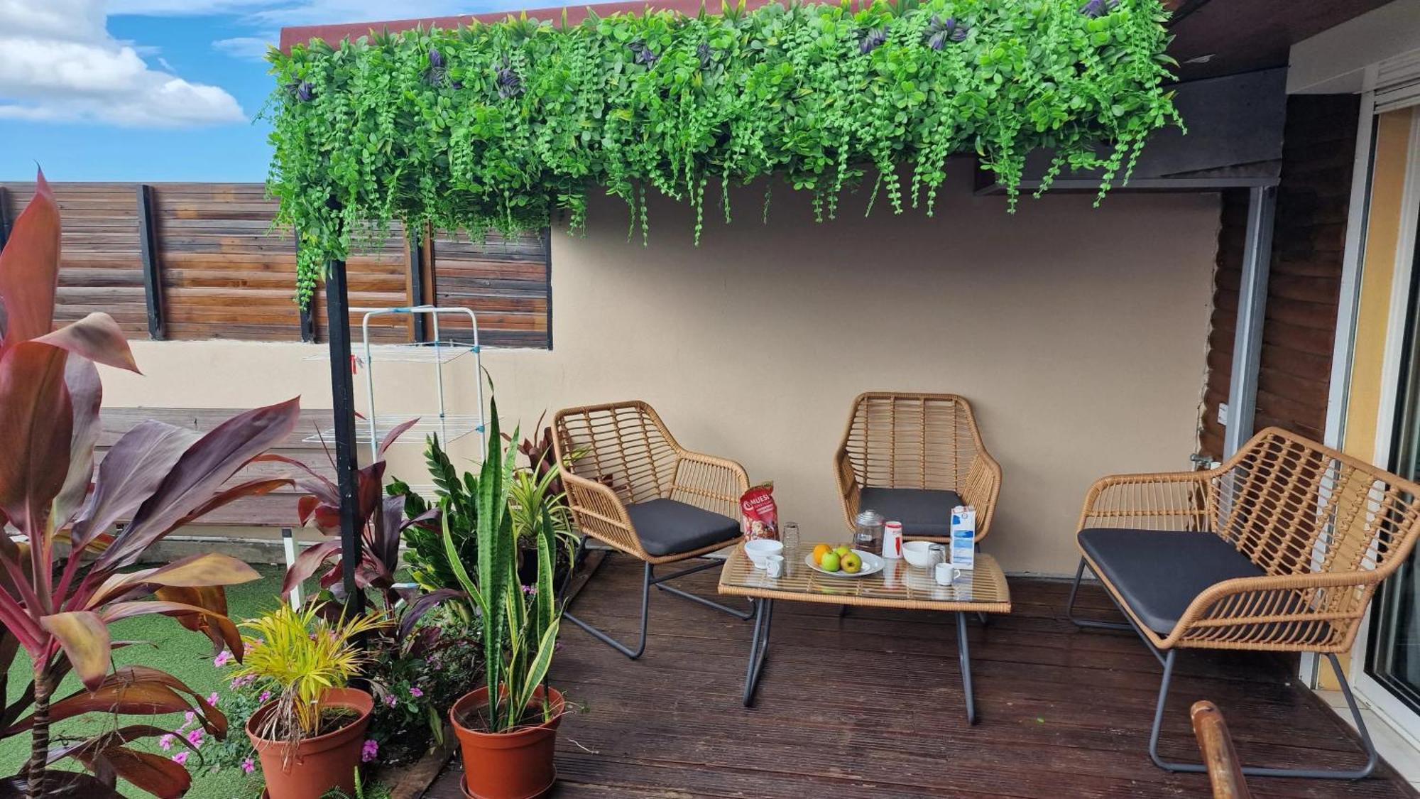 Appartement Avec Vue Sur Mer A Saint Paul 50 M² Terrasse ภายนอก รูปภาพ